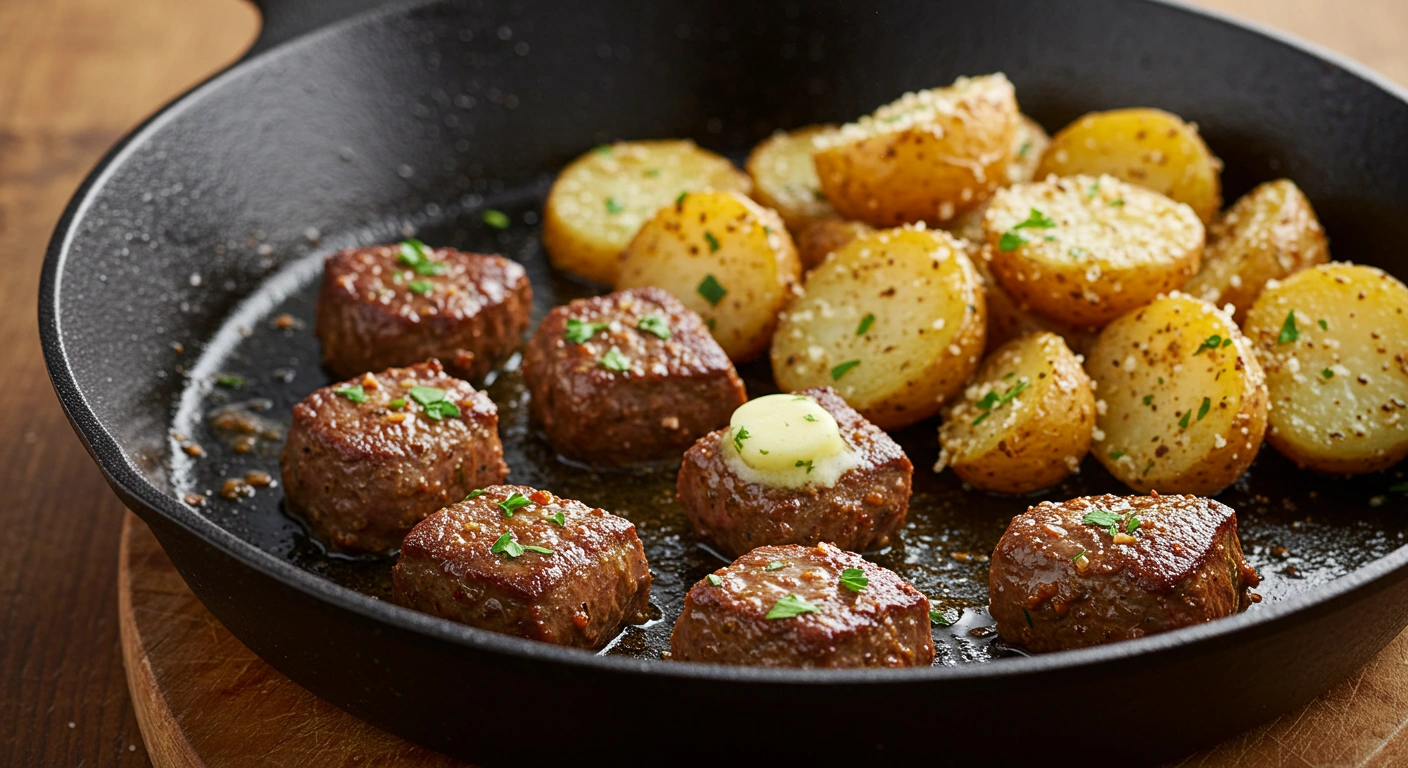 Cajun Butter Steak Bites - tertiary view